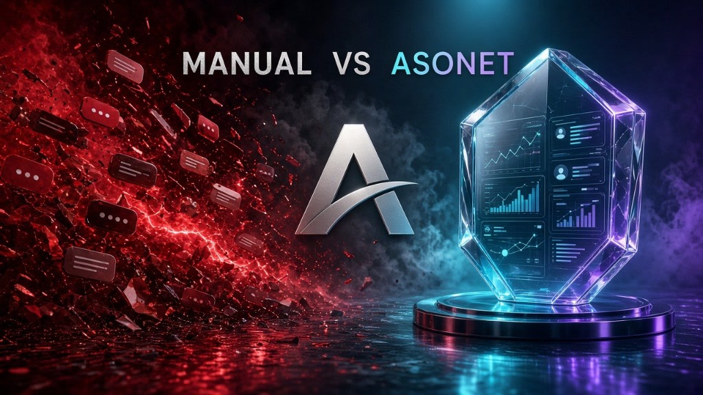 واتساپ/تلگرام/اینستا دستی vs ASONET برای تیم فروش